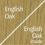 English Oak Window Finish